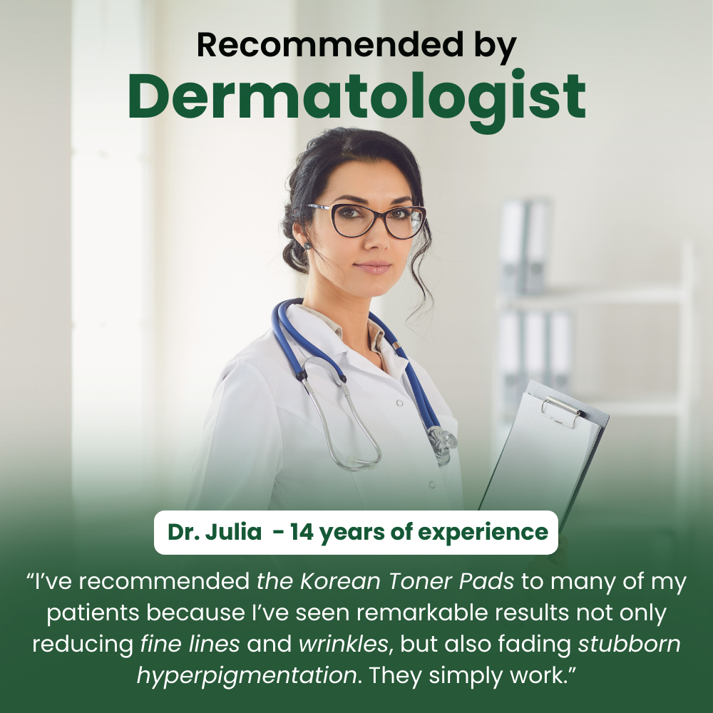 The Korean Toner Pads – Fade Dark Spots & Wrinkles Fast