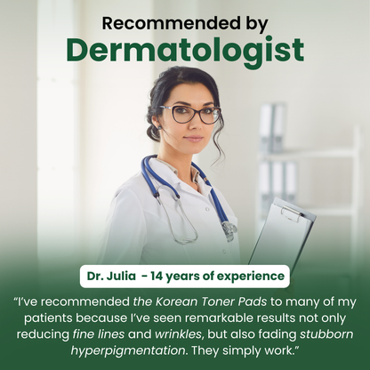 The Korean Toner Pads – Fade Dark Spots & Wrinkles Fast